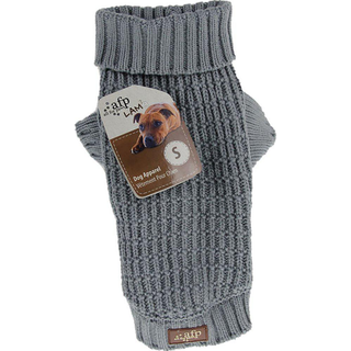 AFP All For Paws - Knitted Dog Sweater Fishermans Grey XXL 46cm