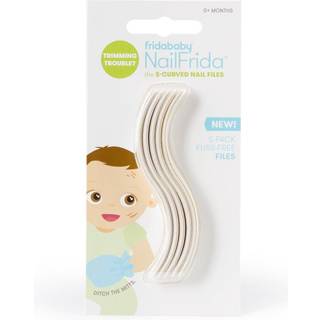 Frida Baby NailFrida S-kurve neglefiler 5-pak hvide konturerede skånsom neglefilning til baby