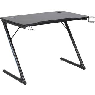 Trops skrivebord til gamer med kopholder sort.