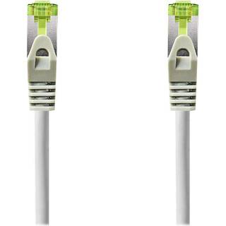 Nedis - CAT7 netværkskabel | S/FTP | RJ45 Han | RJ45 Han | 5.00 m | Snagless | Runde | LSZH | Grå | Box - CCBW85420GY50