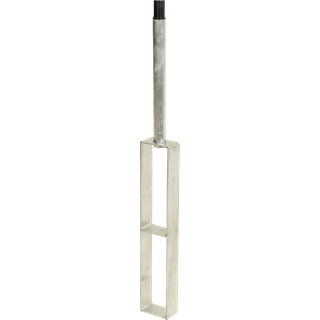 Stolpefod til kompositstolpe - til nedstøbning max. hegnshøjde 145 cm - 16400-1