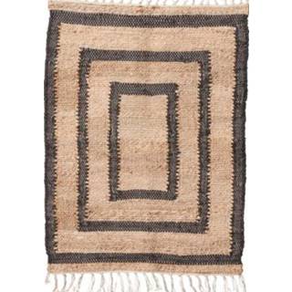 House Doctor Leah Rug 90x60 Cm Nature - Mønstrede tæpper Bomuld Natural - 262110217