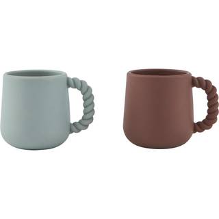 OYOY Mini Mellow børnekrus 2-pak, choko