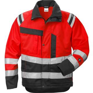 Fristads 119621 Hi Vis Jakke kl.3 4026 / Arbejdsjakke Hi-Vis gul/Marine 4XL