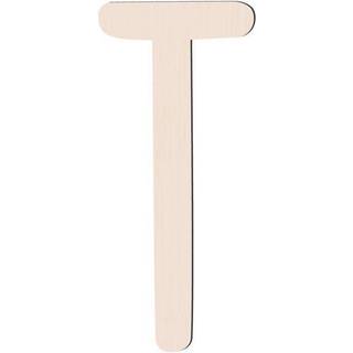 Sebra bogstaver i træ A - Å - Birchbark beige T