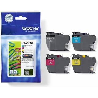 Brother Multipack LC422 XL BK/C/M/Y 5.000 / 1.500 sider LC422XLVALDR