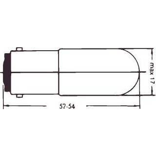 Glødelampe Ba15D 5W 24V Solar