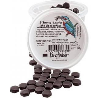 Kingfischer Lakrids m. ginseng - 75 g.