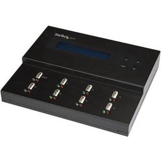 StarTech.com USBDUPE17 / Standalone 1 to 7 USB Thumb Drive Duplicator and Eraser Multiple USB Flash Drive Copier System and File and Whole-Drive Copy