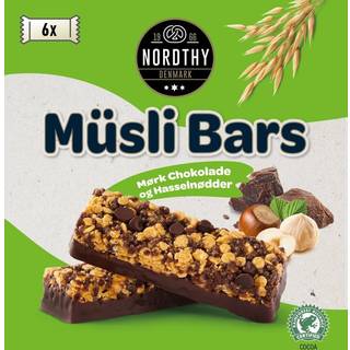 Nordthy Müsli Bar Hasselnødder & Mørk Chokolade - 150 g