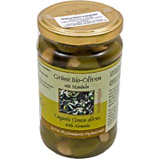 Rømer Oliven Grønne med Mandler Græsk Økologisk - 320 g