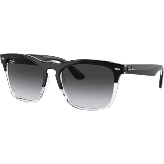 Ray - Ban Unisex RB4487 STEVE 66308G Solbriller Nylon Sort Grå Firkantet Normal Skygge
