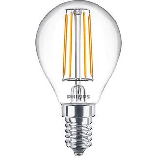 Philips Master Value LED Lustre E14 Kugle filament klar 3.4W 470lm - 927 ekstra varm hvid | bedste farvegengivelse - dæmpbar - erstatter 40W