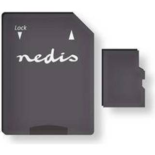 Nedis SD kort Hukommelseskort microSDXC | 128 GB | Skrivehastighed: 90 MB/s | Læs hastighed: 45 MB/s | UHS-I | SD adapter inkluderet