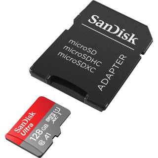 Sandisk Ultra Micro-SD-kort - 128 GB SDXC