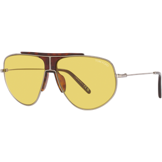 TOM FORD Mand FT0928 Addison 12E Solbriller Metal Rutenio Dark Brun Pilot Normal