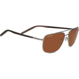 Serengeti Tellaro Polarized 8821 60 Solbriller Mænd Silver - Silver - 60mm