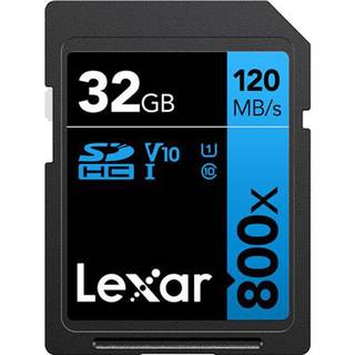 Lexar High-Performance 800x SDHC-SDXC UHS-I Card 32GB