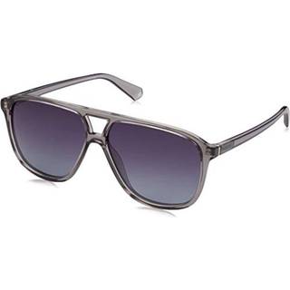 Polaroid PLD 6097/S Polarized KB7/WJ 58 Solbriller Mænd Krystalklar - Transparent Grey - 58mm
