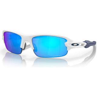 Oakley Børn OJ9008 FLAK XXS 900807 Solbriller O_matter Hvid Blå Firkantet Normal Prizm