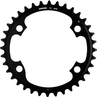 Shimano Gear Dura-Ace Fc-R9100 Mt 110 Bcd 2 X 11 Gear 36T Sort
