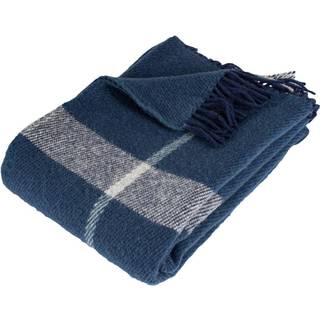TOKE Uldplaid Blue