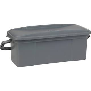 Vikan Moppeboks Komplet med låg 40 cm Grå med håndtag (581410)
