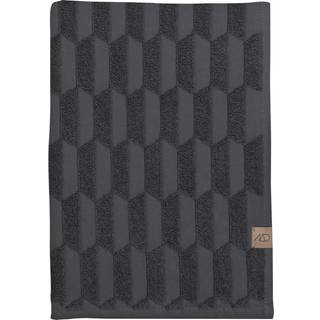 Mette Ditmer Geo håndklæde 50x95 cm Anthracite