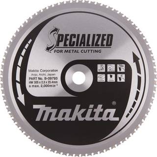 Rundsavsklinge til metal Makita; 305x2,3x25,4 mm; Z78; -5°