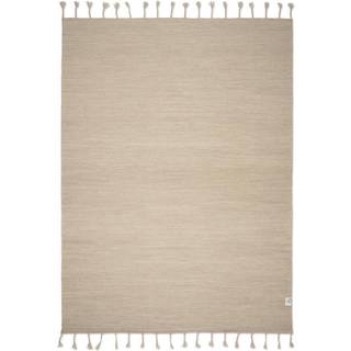 Classic Collection Uldtæppe Plain Sand 200x300 cm