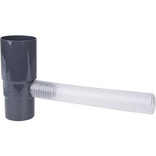 Plastmo vandudtag m/flexslange Ø75 grafit 5258240