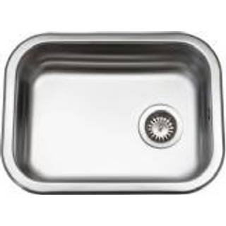 Stålvask 540x400 mm mat med strainer