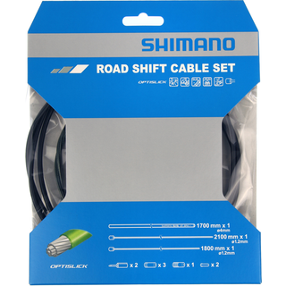 Gearkabelsæt Shimano Optislick Racer sort