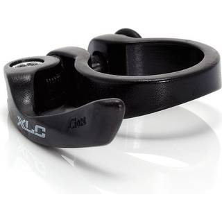 XLC PC-L01 Sadelrørs klampe med QR sort - Størrelse 31,8 mm