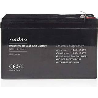 Nedis Genopladeligt blybatteri | Bly-syre | Opladningsbar | 12 V | 12000 mAh