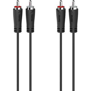 Hama lydkabel 2 x RCA til 2 x RCA (3 m) - På lager i butik