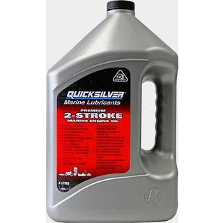 Mineralolie til 2-takt påhængsmotorer Quicksilver Premium 2-Stroke Engine Oil, NMMA TC-W3, 4 liter
