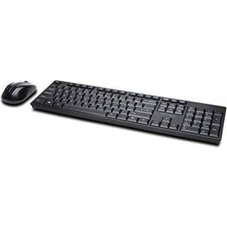 Kensington Pro Fit Low-Profile Desktop Set - Tastatur & Mus sæt - Amerikansk engelsk - Sort