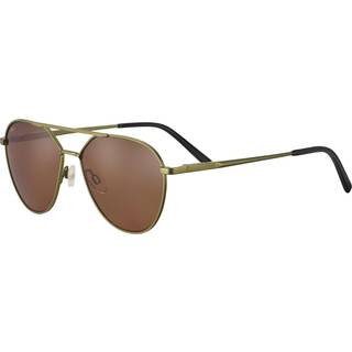 Serengeti Odell Polarized SS555002 59 Solbriller Mænd Grøn - Matte Khaki Green - 59mm