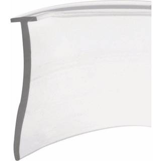 Prime-line M 6211 Bruserdørbund Sweep 36 in. x 1 in. Strip vinylkonstruktion klar 5/32 in. Tee Insert Shape (Single Pack)