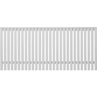 PLUS Sendai hegn, hvid/nåletræ - 180 x 80 cm