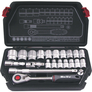 BATO Topnøglesæt 1/2" SplineLock 10-32mm (1132)