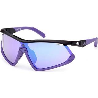 Adidas Sport Unisex SP0055 05Z Solbriller Plast Sort Violet Maske Spejlet Skygge