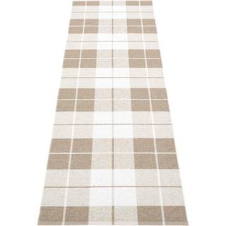 Pappelina, Ed tæppe 70x240 cm dark linen / fossil / white
