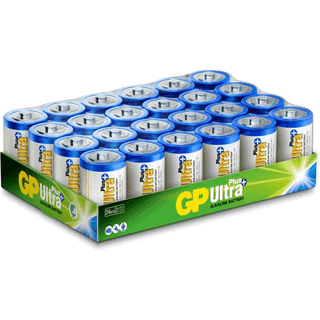 GP ultra plus alkaline battery LR20 1.5V 24 stk.