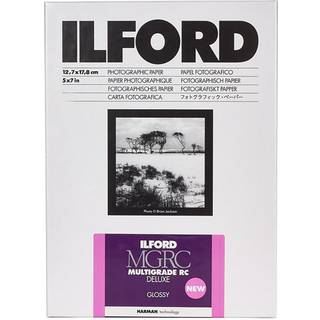 Ilford Photo Multigrade RC Deluxe Glossy 12.7x17.8cm 25