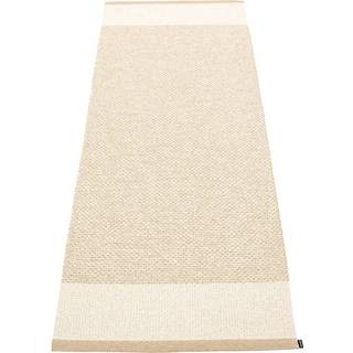 Pappelina Edit Tæppe / Vanilla / Metallic 70x200 Cm - Plasttæpper Polyester Beige - ET6E720