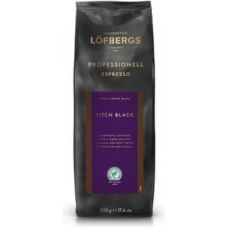 Löfbergs Pitch Black Espresso Kaffebønner 500 gr.