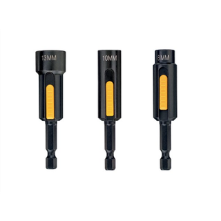 Dewalt 3 Pack Cleanable Hexagonal Magnetic Nut/Socket Driver 8/10/13mm