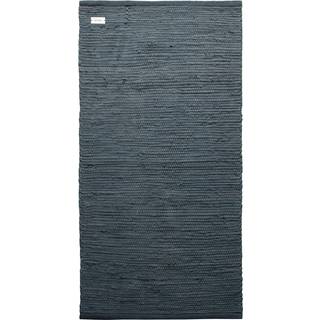 Rug Solid Cotton Tæppe Steel Grey 170x240 Cm - Ensfarvede tæpper Bomuld - 20903